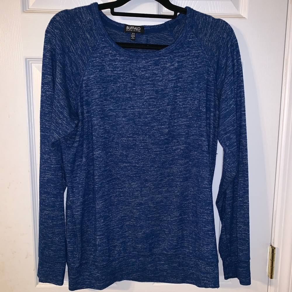 Blue buffalo sweater